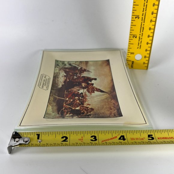 Vtg Washington Crossing The Delaware Trinket Candy Tray Glass Emmanuel Leutze - Picture 8 of 8